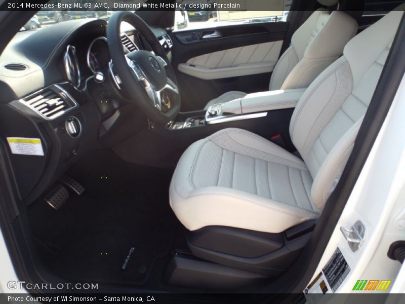  2014 ML 63 AMG designo Porcelain Interior