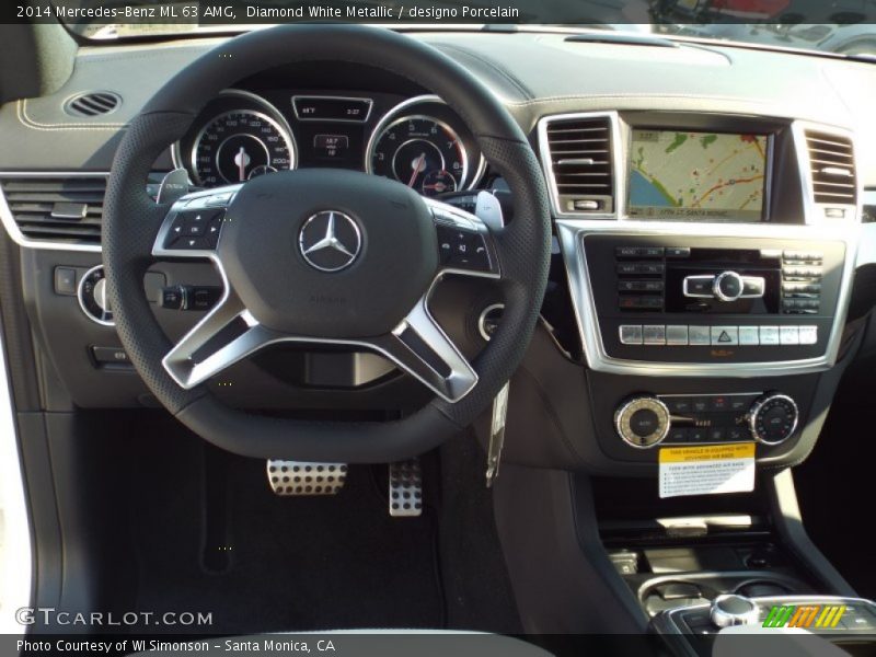 Dashboard of 2014 ML 63 AMG