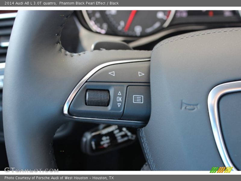 Phantom Black Pearl Effect / Black 2014 Audi A8 L 3.0T quattro