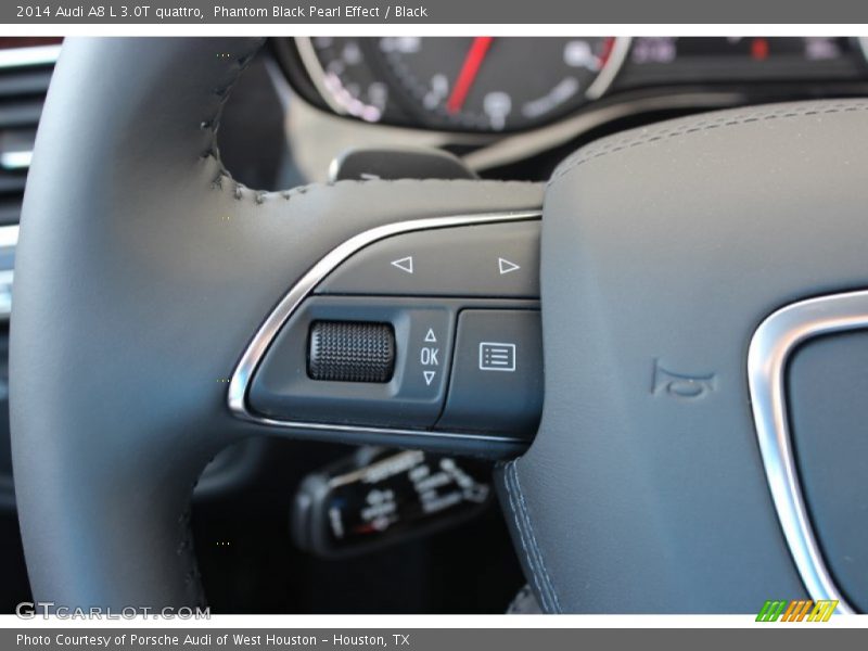 Phantom Black Pearl Effect / Black 2014 Audi A8 L 3.0T quattro