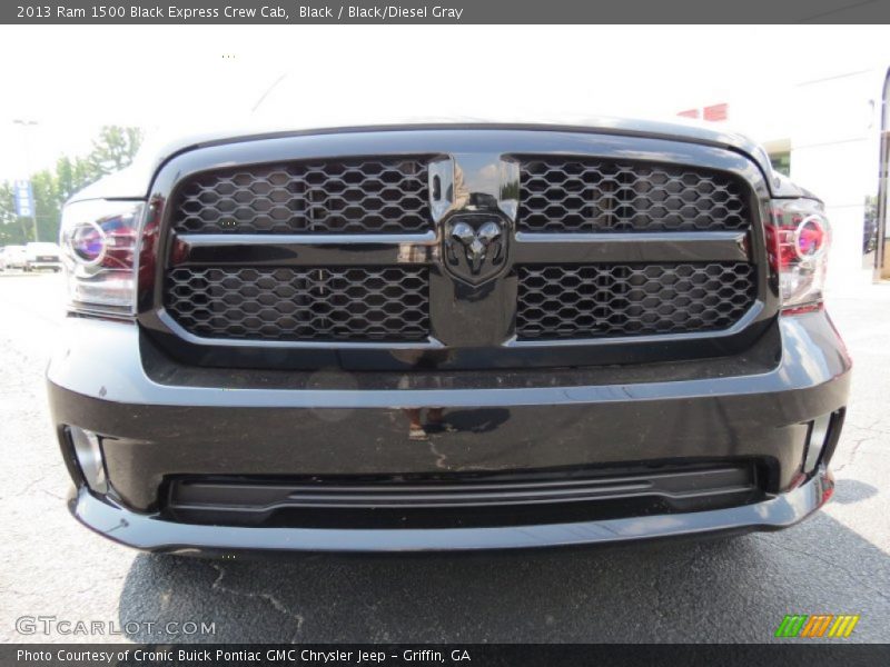 Black / Black/Diesel Gray 2013 Ram 1500 Black Express Crew Cab