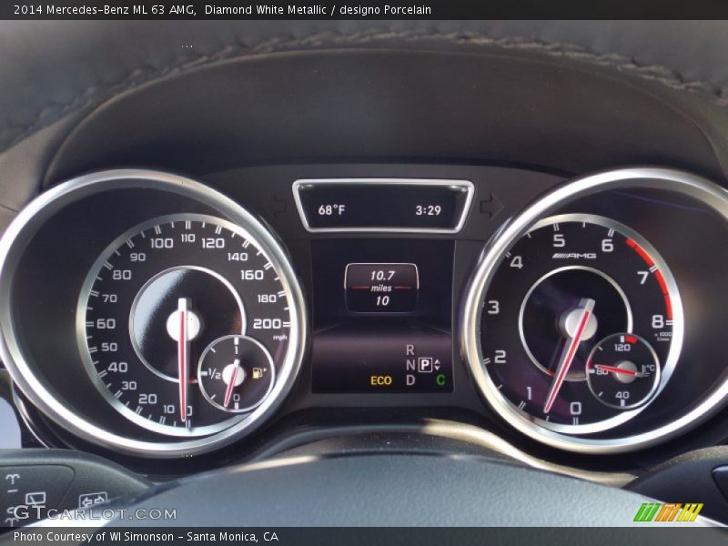  2014 ML 63 AMG 63 AMG Gauges