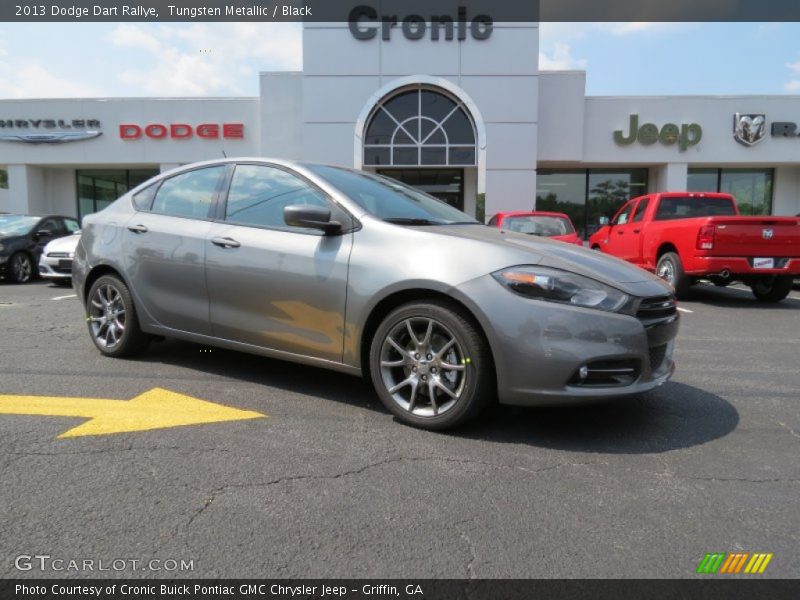 Tungsten Metallic / Black 2013 Dodge Dart Rallye