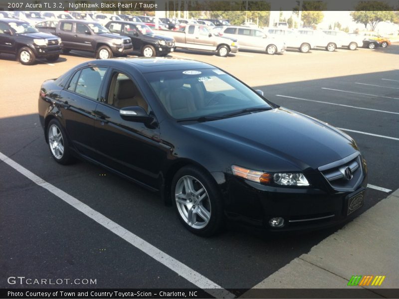 Nighthawk Black Pearl / Taupe 2007 Acura TL 3.2