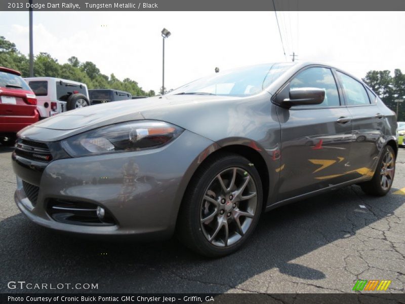 Tungsten Metallic / Black 2013 Dodge Dart Rallye