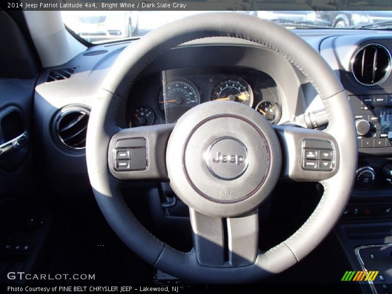 Bright White / Dark Slate Gray 2014 Jeep Patriot Latitude 4x4