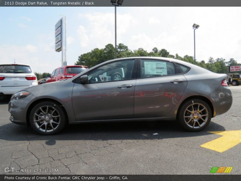 Tungsten Metallic / Black 2013 Dodge Dart Rallye