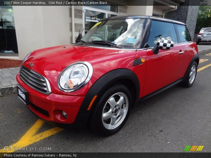 Chili Red / Carbon Black/Carbon Black 2007 Mini Cooper Hardtop