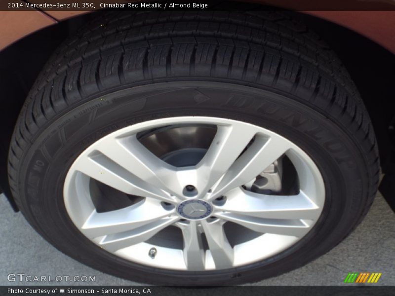 Cinnabar Red Metallic / Almond Beige 2014 Mercedes-Benz ML 350