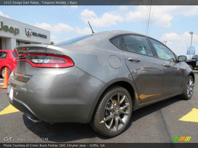 Tungsten Metallic / Black 2013 Dodge Dart Rallye