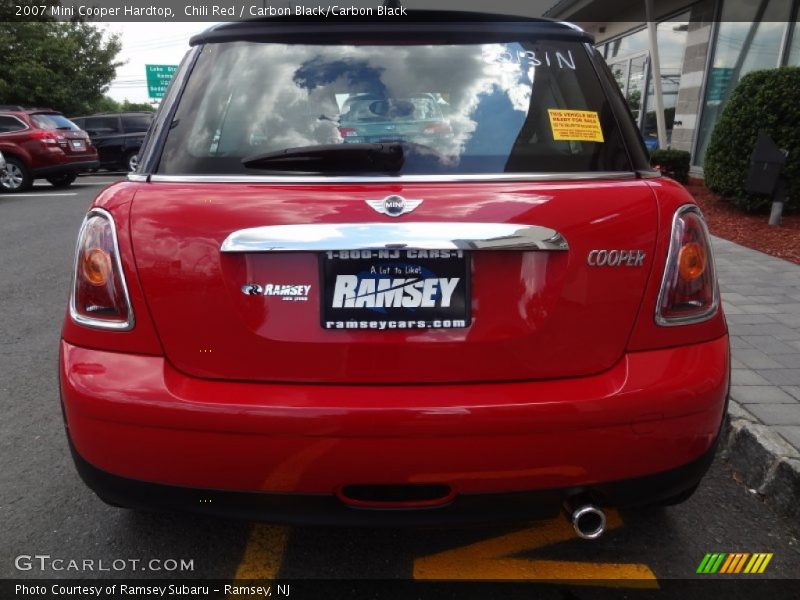 Chili Red / Carbon Black/Carbon Black 2007 Mini Cooper Hardtop