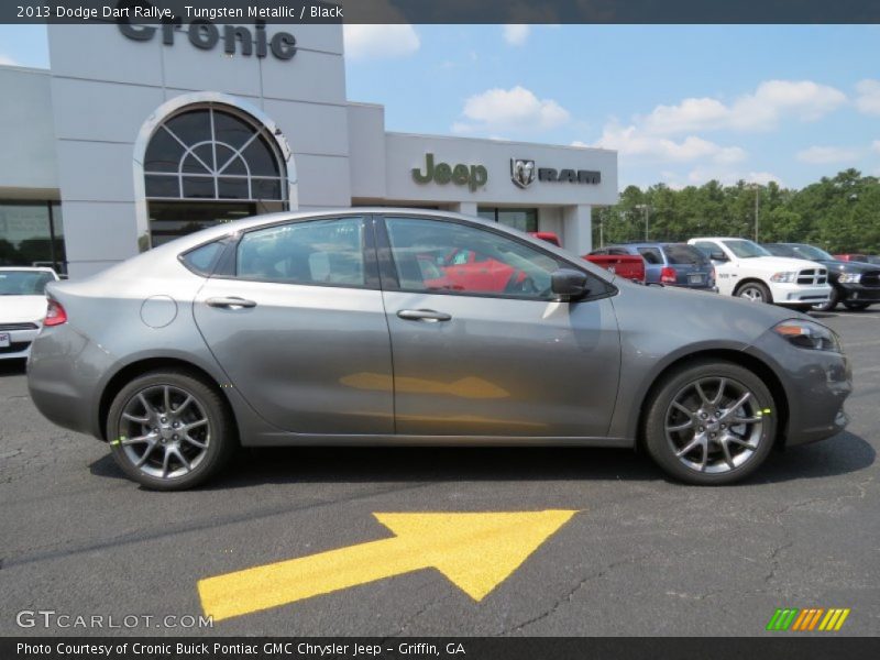 Tungsten Metallic / Black 2013 Dodge Dart Rallye