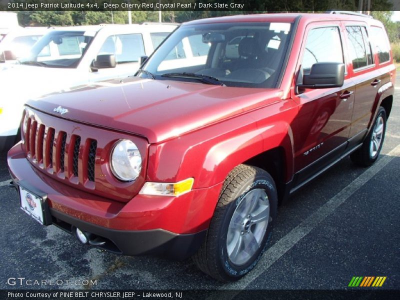 Deep Cherry Red Crystal Pearl / Dark Slate Gray 2014 Jeep Patriot Latitude 4x4