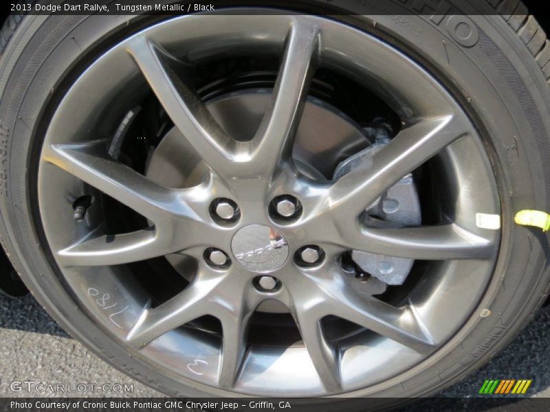 Tungsten Metallic / Black 2013 Dodge Dart Rallye