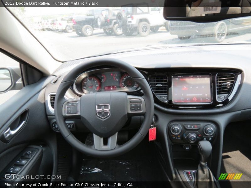 Tungsten Metallic / Black 2013 Dodge Dart Rallye