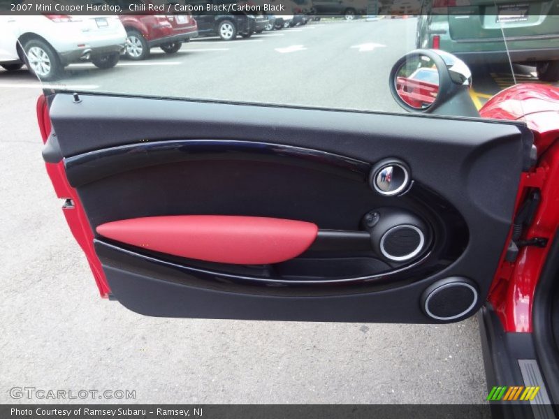 Chili Red / Carbon Black/Carbon Black 2007 Mini Cooper Hardtop