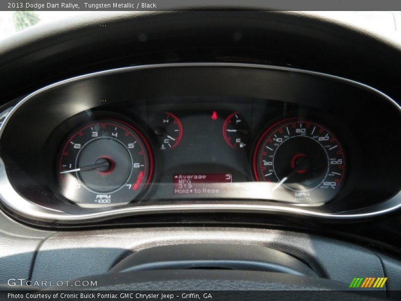 Tungsten Metallic / Black 2013 Dodge Dart Rallye