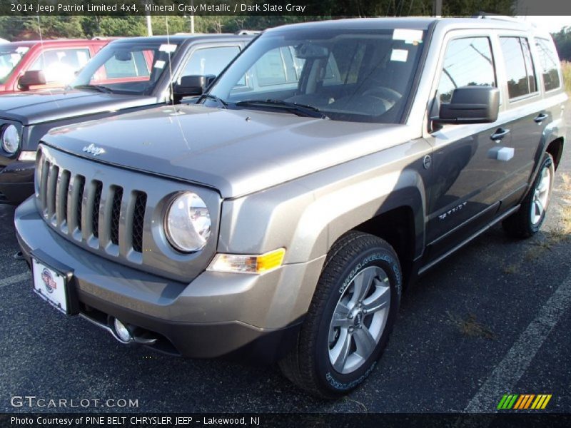 Mineral Gray Metallic / Dark Slate Gray 2014 Jeep Patriot Limited 4x4