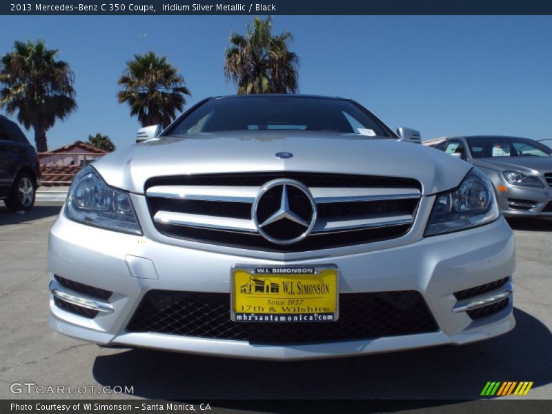 Iridium Silver Metallic / Black 2013 Mercedes-Benz C 350 Coupe