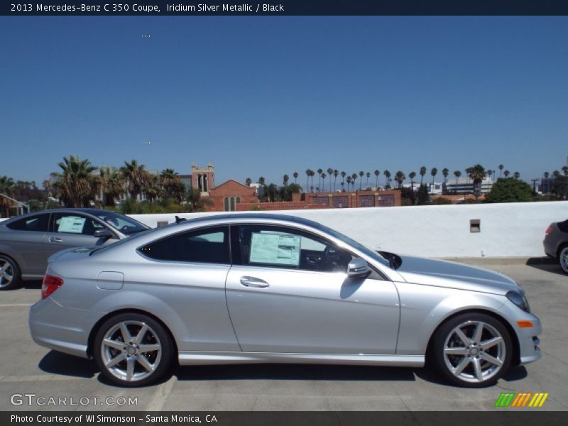 Iridium Silver Metallic / Black 2013 Mercedes-Benz C 350 Coupe
