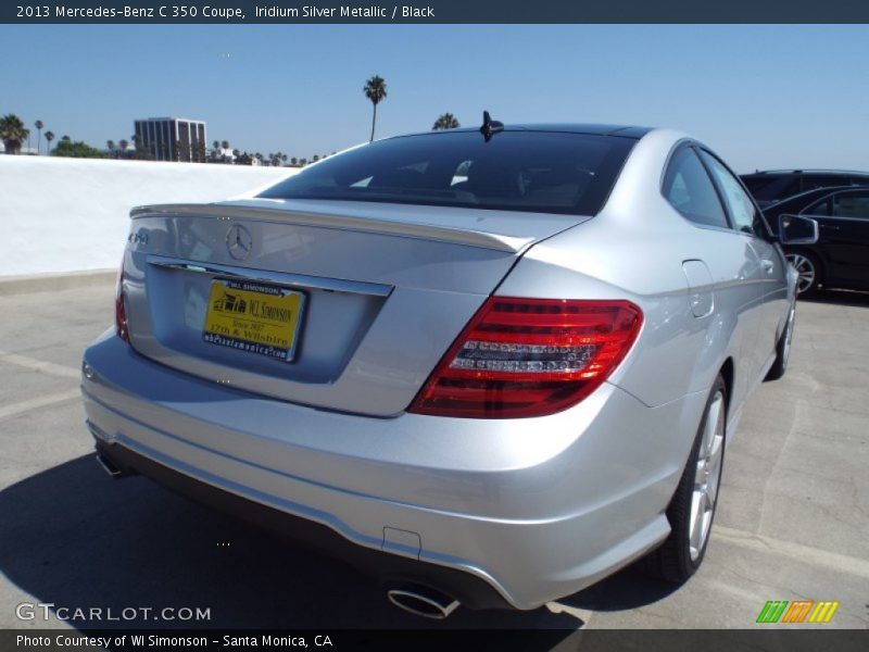Iridium Silver Metallic / Black 2013 Mercedes-Benz C 350 Coupe