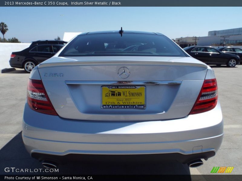 Iridium Silver Metallic / Black 2013 Mercedes-Benz C 350 Coupe