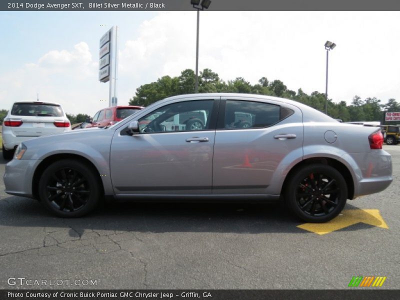 Billet Silver Metallic / Black 2014 Dodge Avenger SXT