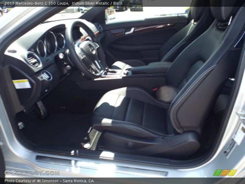 Iridium Silver Metallic / Black 2013 Mercedes-Benz C 350 Coupe