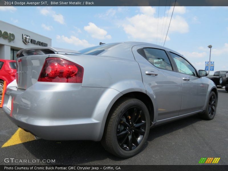 Billet Silver Metallic / Black 2014 Dodge Avenger SXT