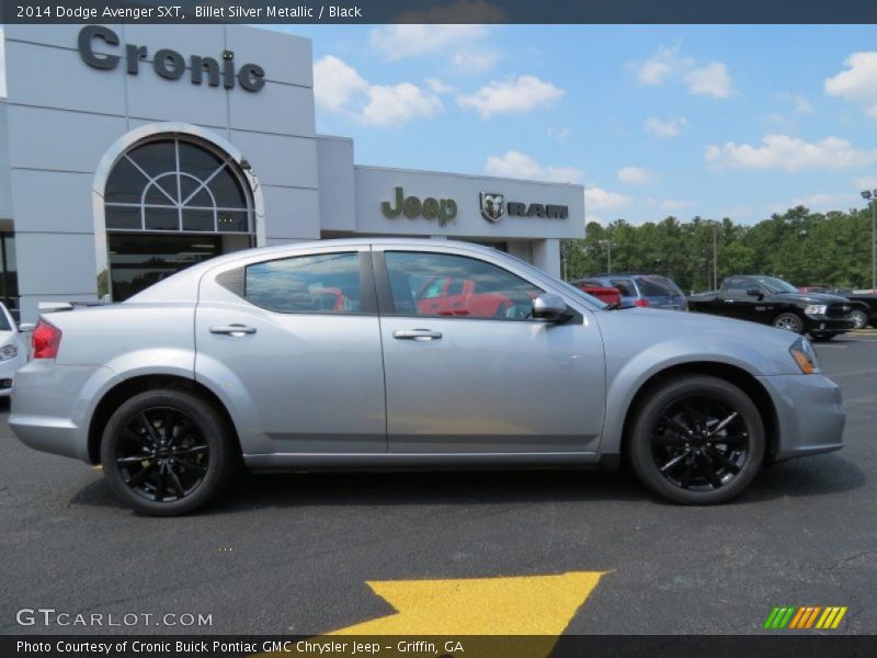 Billet Silver Metallic / Black 2014 Dodge Avenger SXT