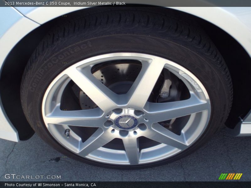 Iridium Silver Metallic / Black 2013 Mercedes-Benz C 350 Coupe