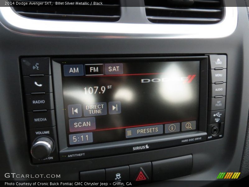 Billet Silver Metallic / Black 2014 Dodge Avenger SXT