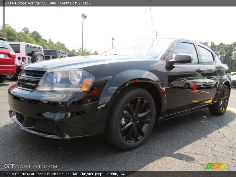 Black Clear Coat / Black 2014 Dodge Avenger SE