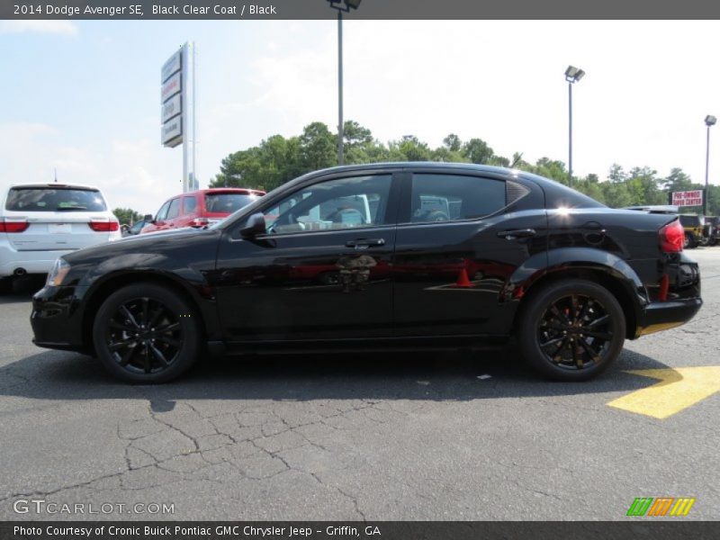 Black Clear Coat / Black 2014 Dodge Avenger SE