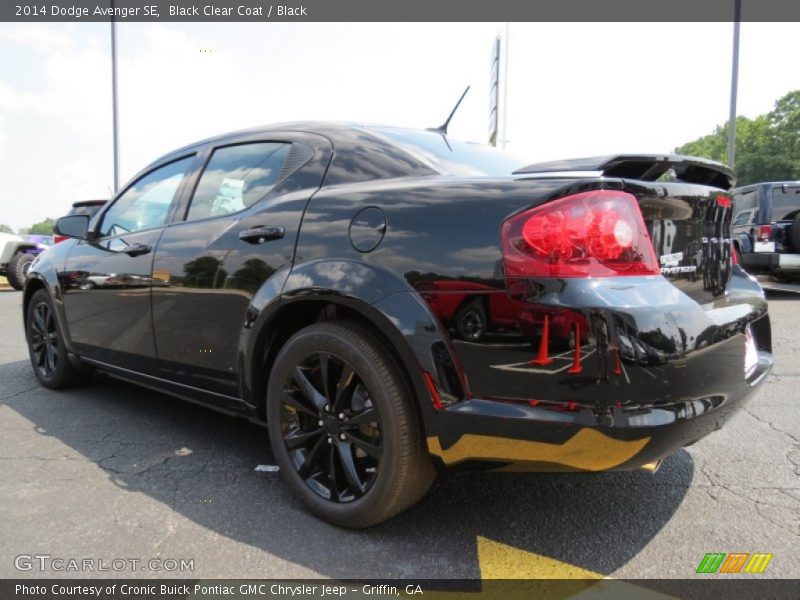 Black Clear Coat / Black 2014 Dodge Avenger SE
