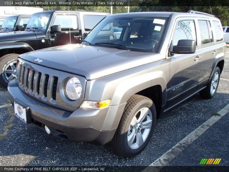 Mineral Gray Metallic / Dark Slate Gray 2014 Jeep Patriot Latitude 4x4