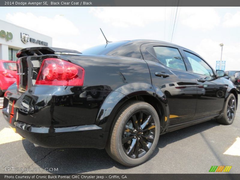 Black Clear Coat / Black 2014 Dodge Avenger SE