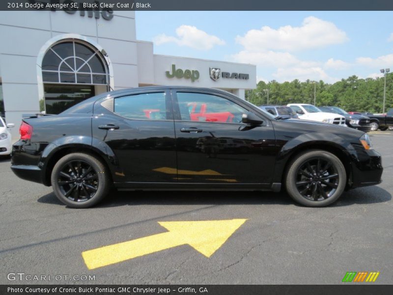 Black Clear Coat / Black 2014 Dodge Avenger SE
