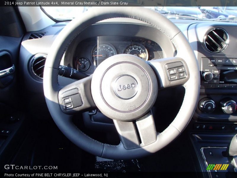 Mineral Gray Metallic / Dark Slate Gray 2014 Jeep Patriot Latitude 4x4
