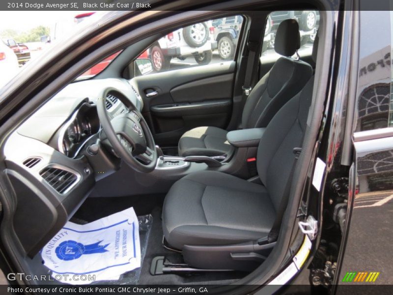 Black Clear Coat / Black 2014 Dodge Avenger SE