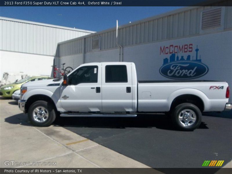 Oxford White / Steel 2013 Ford F350 Super Duty XLT Crew Cab 4x4
