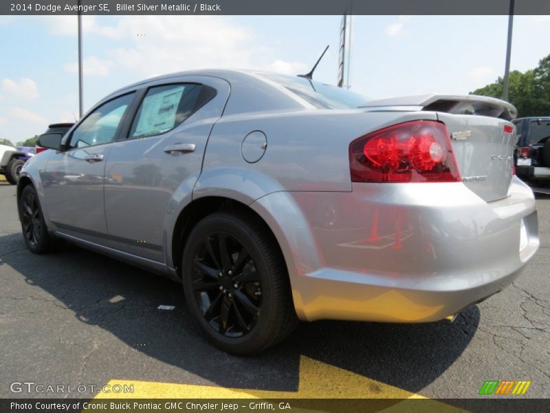 Billet Silver Metallic / Black 2014 Dodge Avenger SE