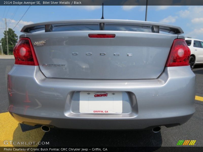 Billet Silver Metallic / Black 2014 Dodge Avenger SE