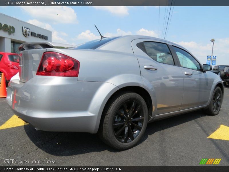 Billet Silver Metallic / Black 2014 Dodge Avenger SE