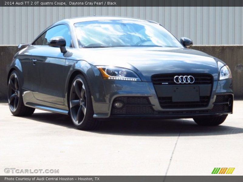 Daytona Gray Pearl / Black 2014 Audi TT 2.0T quattro Coupe