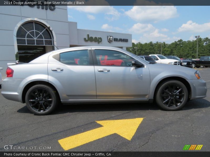 Billet Silver Metallic / Black 2014 Dodge Avenger SE