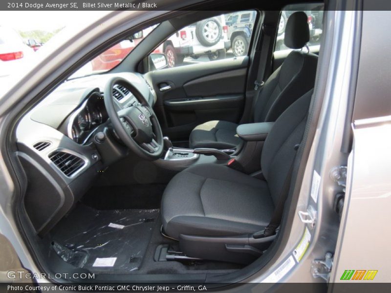 Billet Silver Metallic / Black 2014 Dodge Avenger SE