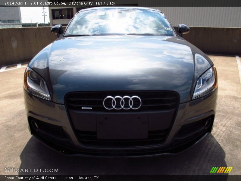 Daytona Gray Pearl / Black 2014 Audi TT 2.0T quattro Coupe