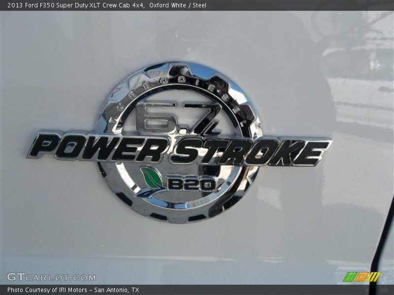 Oxford White / Steel 2013 Ford F350 Super Duty XLT Crew Cab 4x4