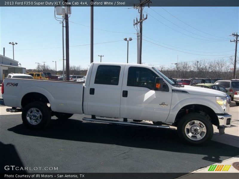 Oxford White / Steel 2013 Ford F350 Super Duty XLT Crew Cab 4x4